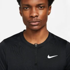 Nike Dri-Fit Advantage Polo Uomini - Nero -Vendite Racchette da tennis 55290000 13