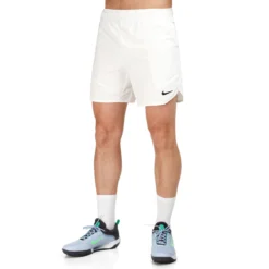 Nike Dri-Fit Advantage 7in Pantaloncini Uomini - Bianco -Vendite Racchette da tennis 55296000 0 5