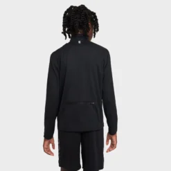 Nike Dri-Fit Poly 1/4 Zip Manica Lunga Ragazzi - Nero -Vendite Racchette da tennis 55654000 14
