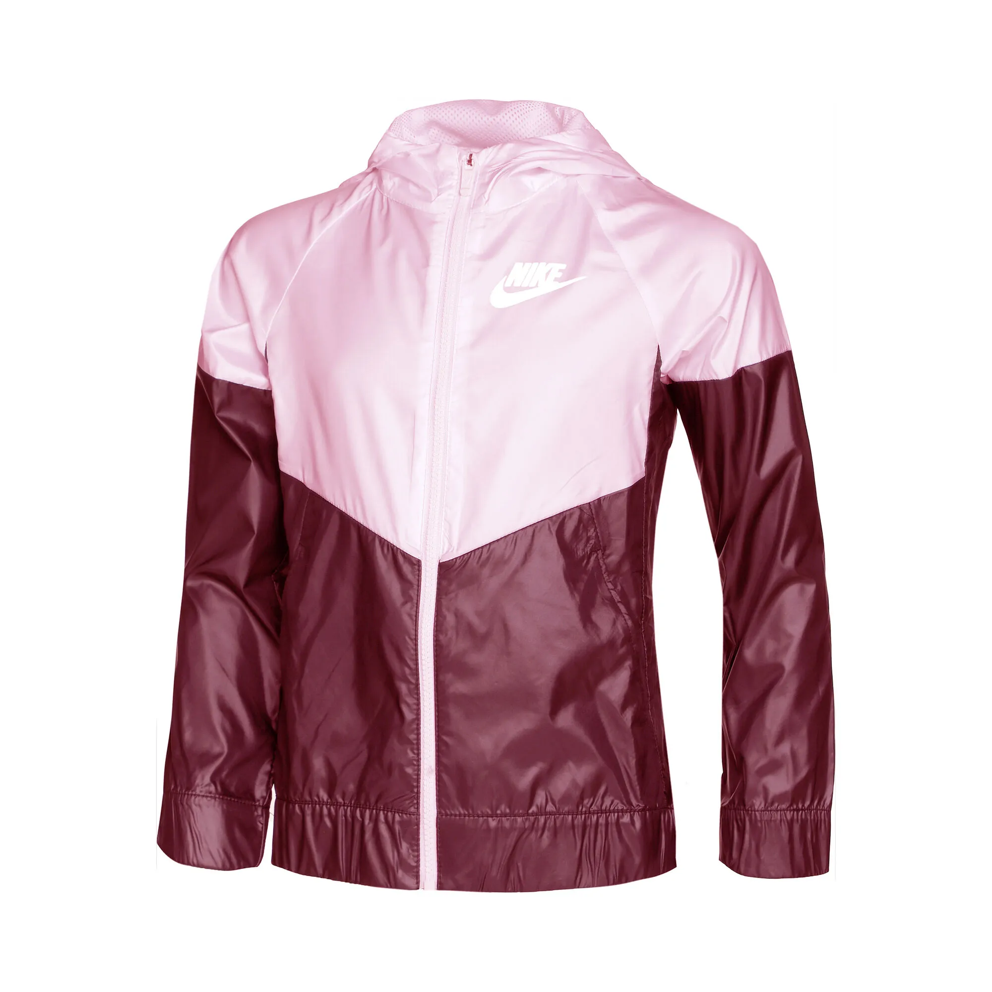 Nike Sportswear Windrunner Giacca Da Allenamento Ragazze - Rosso Scuro, Rosa 1 Nike Sportswear Windrunner Giacca Da Allenamento Ragazze - Rosso Scuro, Rosa