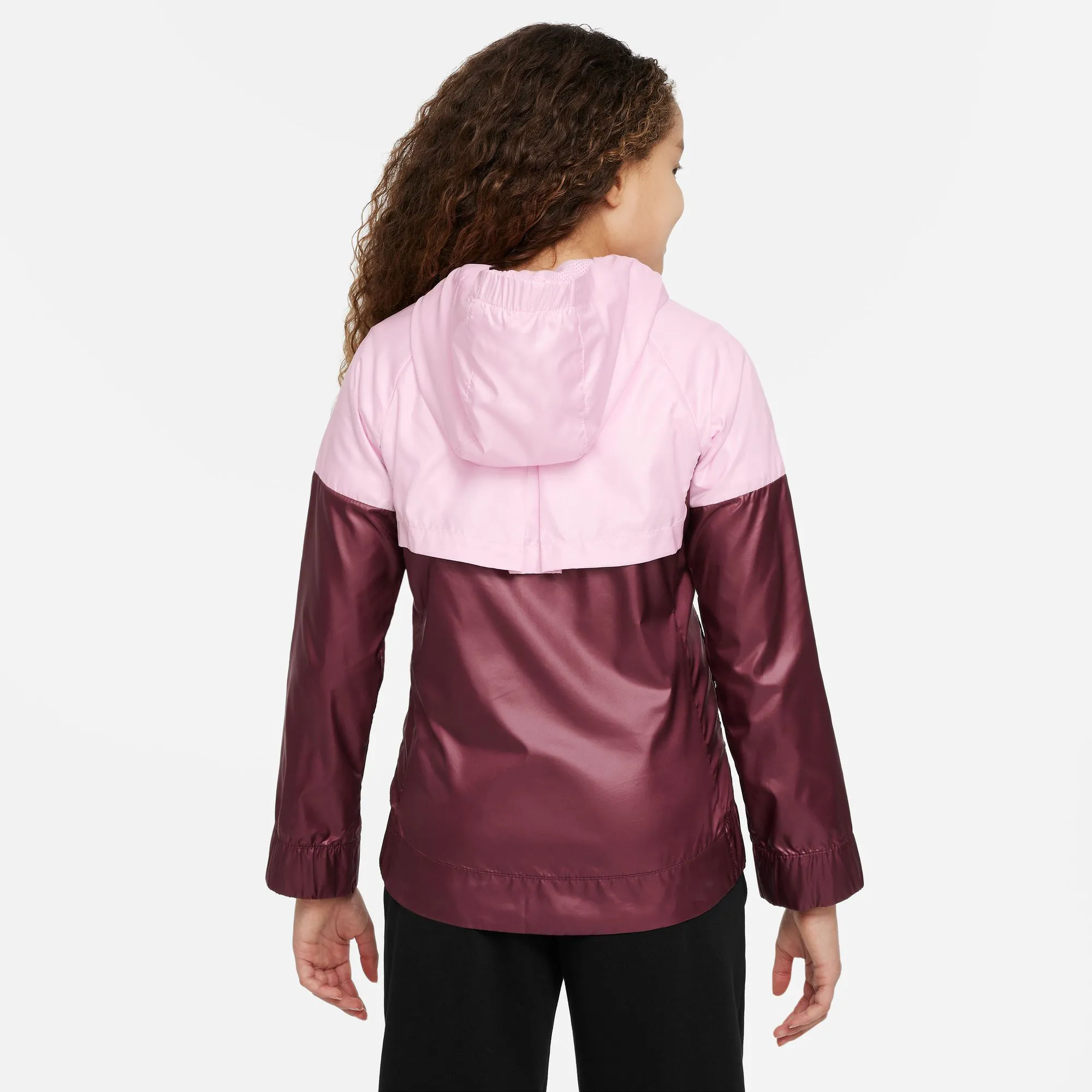 Nike Sportswear Windrunner Giacca Da Allenamento Ragazze - Rosso Scuro, Rosa 5 Nike Sportswear Windrunner Giacca Da Allenamento Ragazze - Rosso Scuro, Rosa - immagine 5
