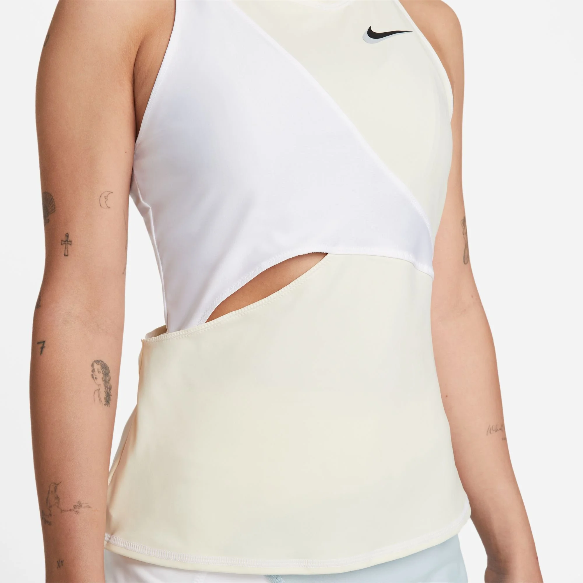 Nike Court Dri-Fit Slam NT PS Canottiera Donna - Crema, Bianco 5 Nike Court Dri-Fit Slam NT PS Canottiera Donna - Crema, Bianco - immagine 5