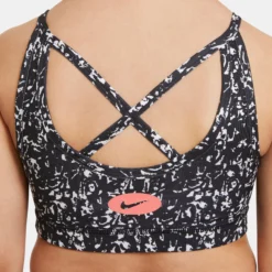 Nike Dri-Fit Icon Indy All Over Print Reggiseni Sportivi Bambini - Nero, Bianco -Vendite Racchette da tennis 56075000 15