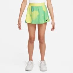Nike Court Victory Dri-Fit Flouncy Printed Gonna Ragazze - Giallo -Vendite Racchette da tennis 56094000 14