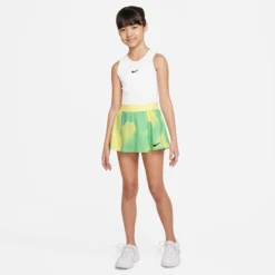 Nike Court Victory Dri-Fit Flouncy Printed Gonna Ragazze - Giallo -Vendite Racchette da tennis 56094000 19