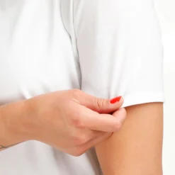 Nike One Luxe Standart Maglietta Donna - Bianco -Vendite Racchette da tennis 56104000 0 9