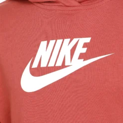 Nike Sportswear Club French Terry Cropped Felpa Con Cappuccio Ragazze - Arancione, Bianco -Vendite Racchette da tennis 56307000 13