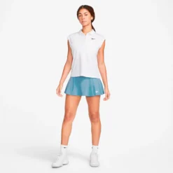 Nike Dri-Fit Court Flouncy Gonna Donna - Color Petrolio -Vendite Racchette da tennis 56610000 19