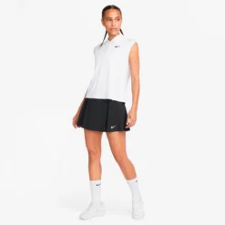 Nike Dri-Fit Club Regular Gonna Donna - Nero -Vendite Racchette da tennis 56632000 16