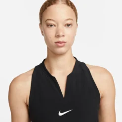 Nike Dri-Fit Club Abito Donna - Nero -Vendite Racchette da tennis 56650000 17
