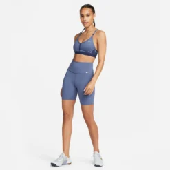 Nike Dri-Fit Indy V-Neck Reggiseni Sportivi Donna - Blu Scuro -Vendite Racchette da tennis 56664000 15