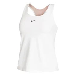Nike Dri-Fit Swoosh Bra Canottiera Donna - Bianco