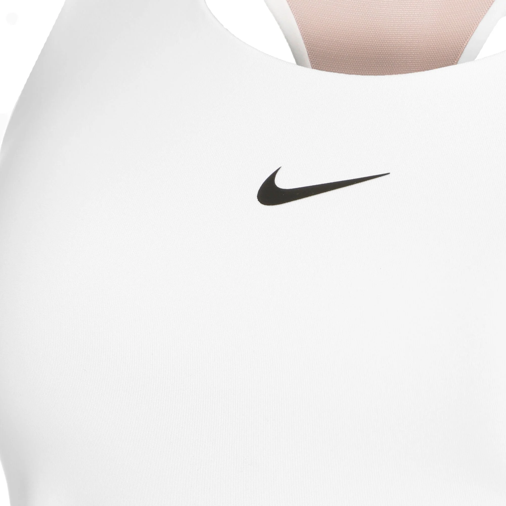 Nike Dri-Fit Swoosh Bra Canottiera Donna - Bianco 3 Nike Dri-Fit Swoosh Bra Canottiera Donna - Bianco - immagine 3