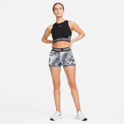 Nike Dri-Fit Performance Cropped Canottiera Donna - Nero, Grigio -Vendite Racchette da tennis 56703000 15