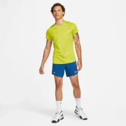 Nike Dri-Fit Challenger RAFA Court Maglietta Uomini - Lime -Vendite Racchette da tennis 56766000 15
