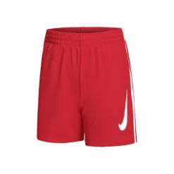 Nike Dri-Fit Graphic Pantaloncini Ragazzi - Rosso, Bianco