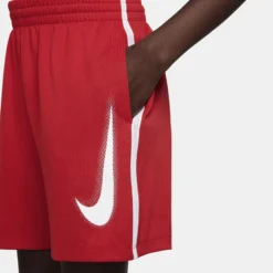 Nike Dri-Fit Graphic Pantaloncini Ragazzi - Rosso, Bianco -Vendite Racchette da tennis 56817000 16