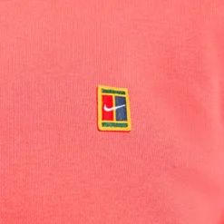 Nike Dri-Fit Court Heritage Fleece Felpa Con Cappuccio Donna - Corallo -Vendite Racchette da tennis 57032000 17