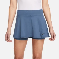 Nike Dri-Fit Court Flouncy Gonna Donna - Blu -Vendite Racchette da tennis 57033000 13