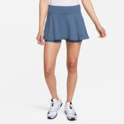 Nike Dri-Fit Court Flouncy Gonna Donna - Blu -Vendite Racchette da tennis 57033000 16