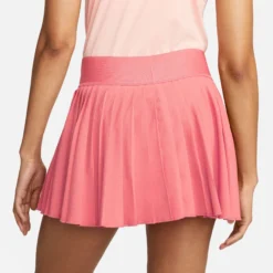 Nike Dri-Fit Advantage Court Pleated Gonna Donna - Corallo -Vendite Racchette da tennis 57039000 14