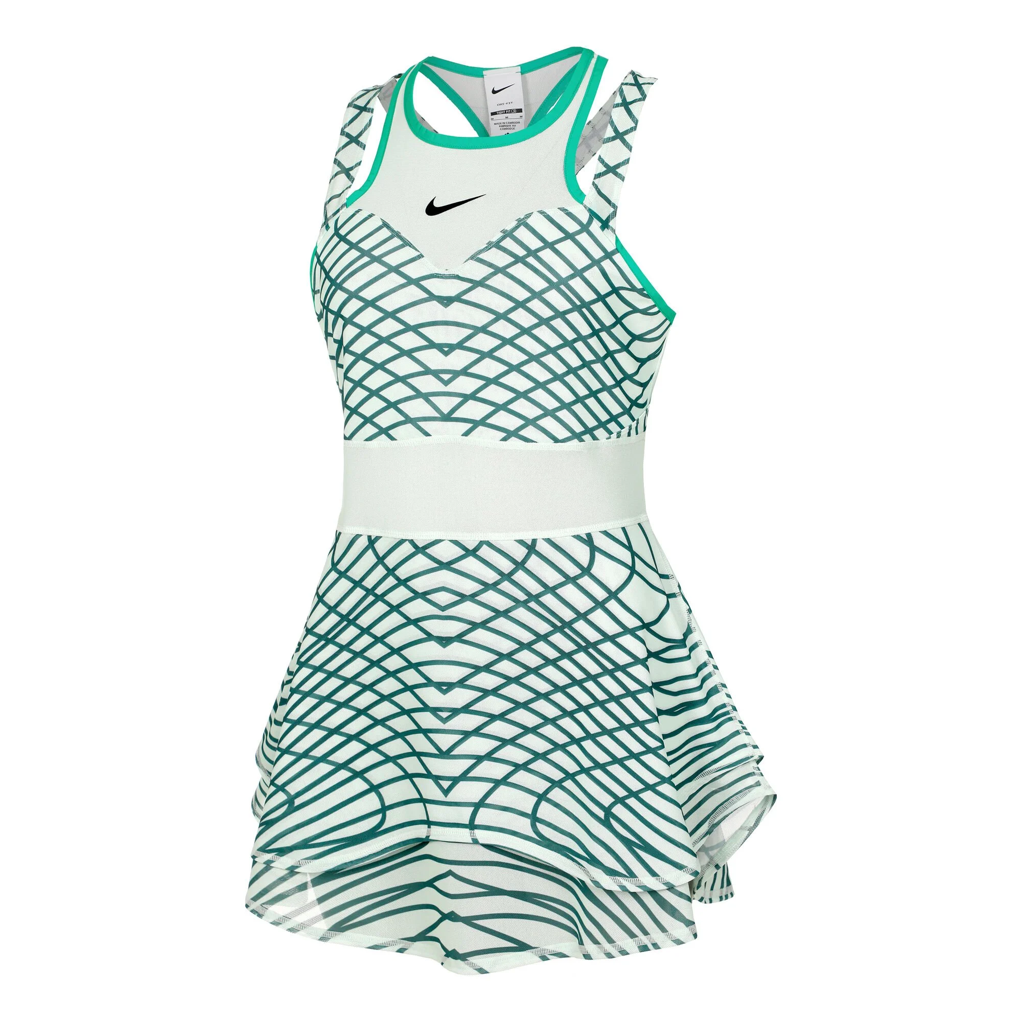Nike Dri-Fit Court Slam RG Abito Donna - Mint, Verde 1 Nike Dri-Fit Court Slam RG Abito Donna - Mint, Verde