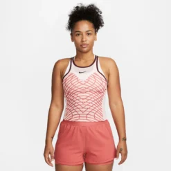 Nike Dri-Fit Court Slam RG Canottiera Donna - Rosa, Corallo -Vendite Racchette da tennis 57045000 13