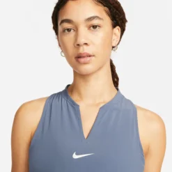 Nike Dri-Fit Advantage Abito Donna - Grigio-blu -Vendite Racchette da tennis 57052000 16