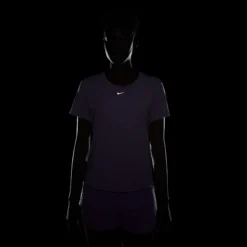 Nike Dri-Fit One Luxe STD Maglietta Donna - Lilla -Vendite Racchette da tennis 57066000 18