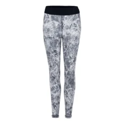 Nike Dri-Fit Performance Mid Rise All Over Print Calzamaglia Donna - Bianco, Nero