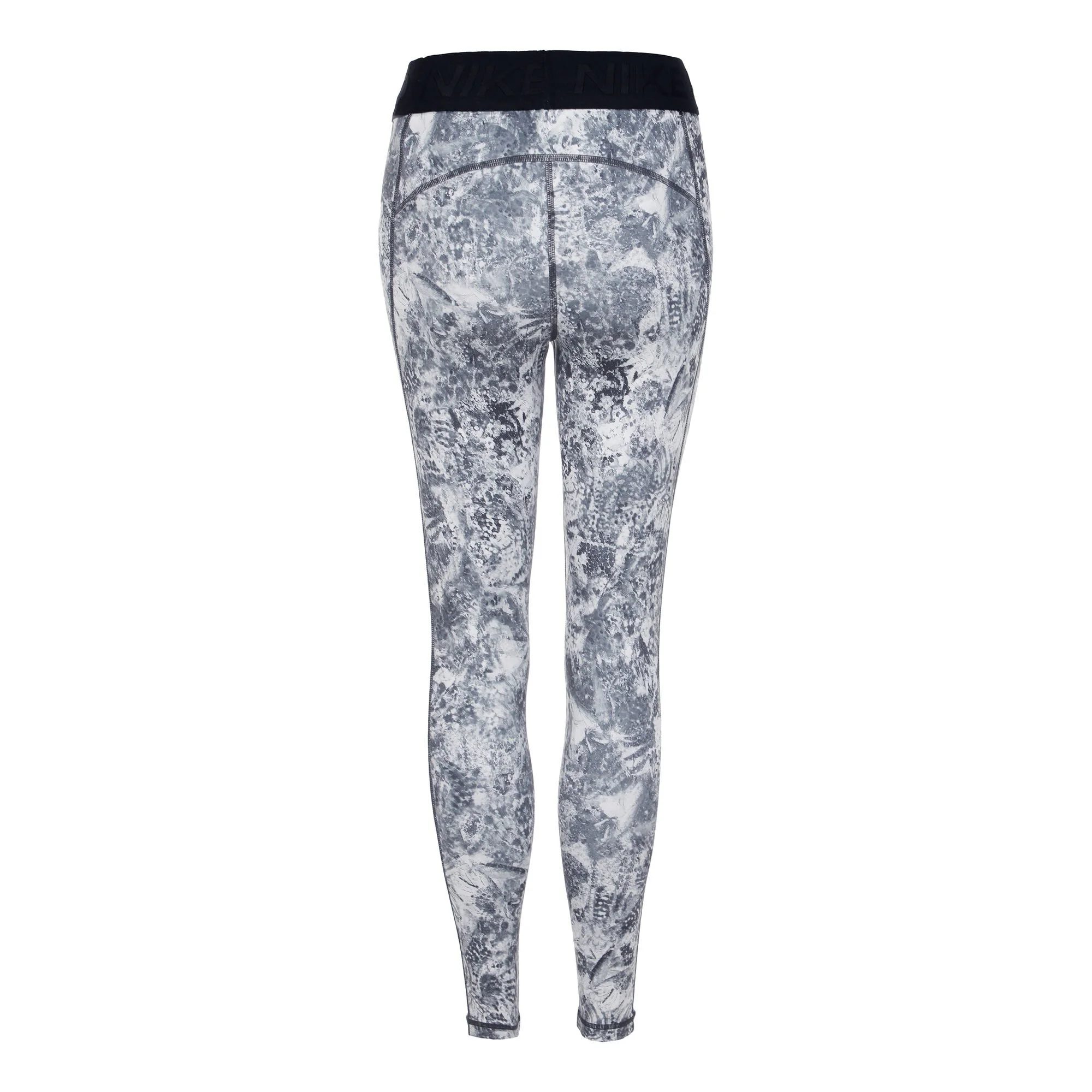 Nike Dri-Fit Performance Mid Rise All Over Print Calzamaglia Donna - Bianco, Nero 2 Nike Dri-Fit Performance Mid Rise All Over Print Calzamaglia Donna - Bianco, Nero - immagine 2
