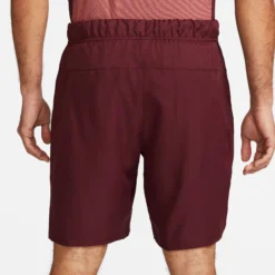 Nike Dri-Fit Court 9in Pantaloncini Uomini - Rosso Scuro -Vendite Racchette da tennis 57112000 14
