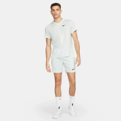 Nike Dri-Fit Court Maglietta Uomini - Mint -Vendite Racchette da tennis 57113000 15