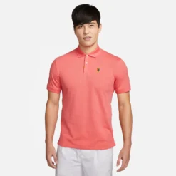 Nike Dri-Fit Heritage Slim 2 Polo Uomini - Corallo -Vendite Racchette da tennis 57119000 13