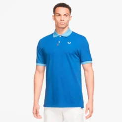 Nike Dri-Fit RAFA Slim Polo Uomini - Blu 9 Nike Dri-Fit RAFA Slim Polo Uomini - Blu -Vendite Racchette da tennis 57131000 13
