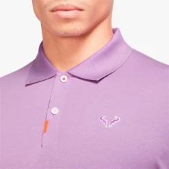 Nike Dri-Fit RAFA Slim Polo Uomini - Lilla -Vendite Racchette da tennis 57132000 19