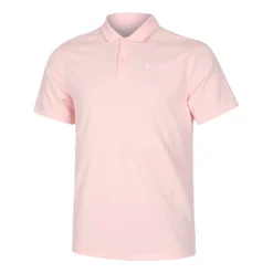 Nike Dri-Fit Court Solid Polo Uomini - Rosa