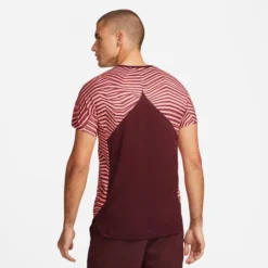 Nike Dri-Fit Court Slam RG Maglietta Uomini - Rosso Scuro, Rosa Antico -Vendite Racchette da tennis 57145000 14