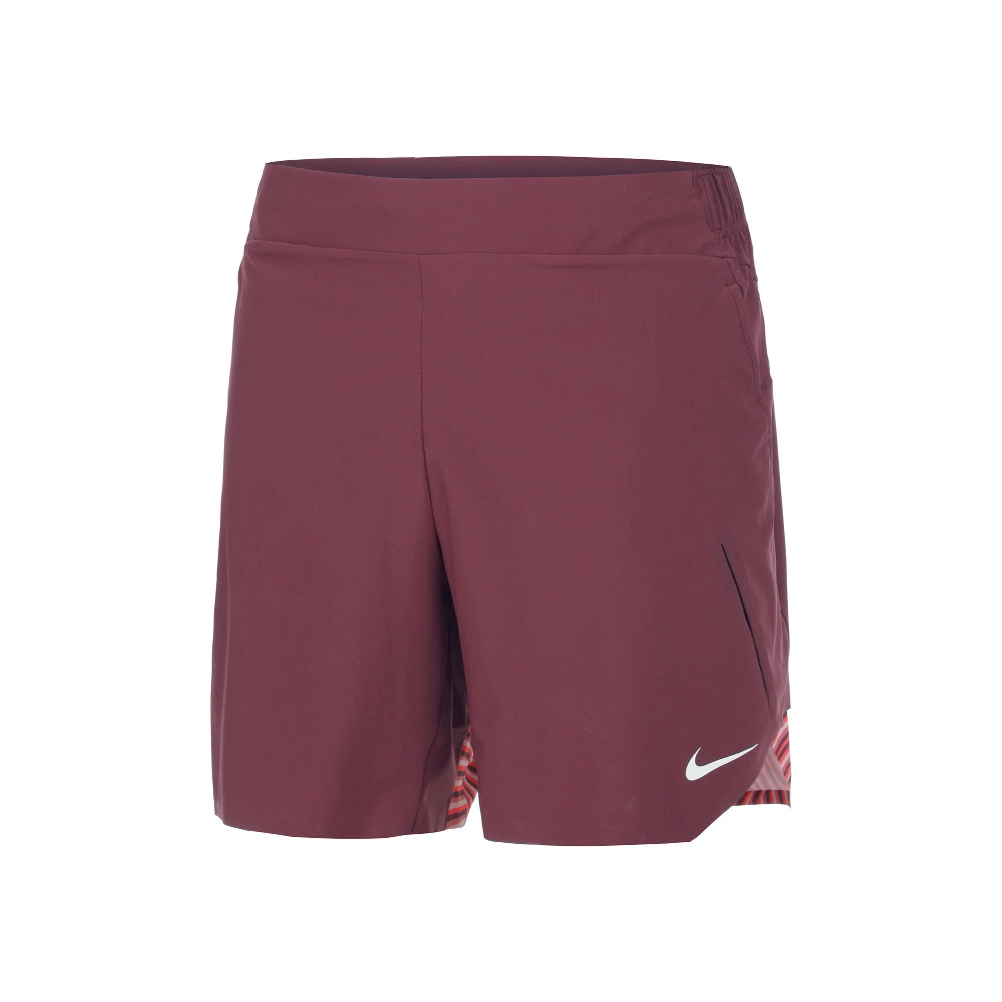 Nike Dri-Fit Court Slam RG Pantaloncini Uomini - Rosso Scuro, Rosa Antico 1 Nike Dri-Fit Court Slam RG Pantaloncini Uomini - Rosso Scuro, Rosa Antico