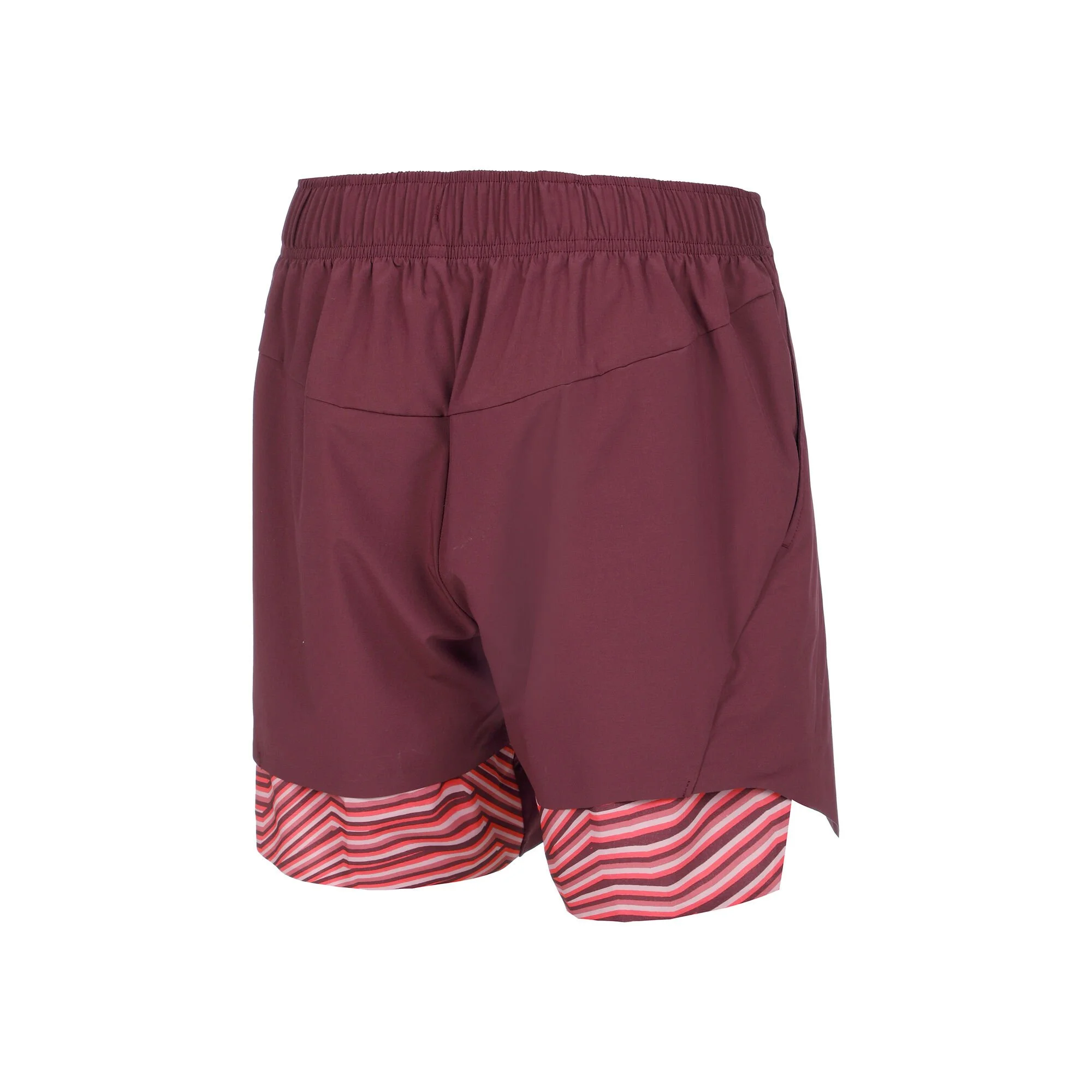 Nike Dri-Fit Court Slam RG Pantaloncini Uomini - Rosso Scuro, Rosa Antico 2 Nike Dri-Fit Court Slam RG Pantaloncini Uomini - Rosso Scuro, Rosa Antico - immagine 2