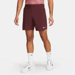Nike Dri-Fit Court Slam RG Pantaloncini Uomini - Rosso Scuro, Rosa Antico 20 Nike Dri-Fit Court Slam RG Pantaloncini Uomini - Rosso Scuro, Rosa Antico -Vendite Racchette da tennis 57148000 16
