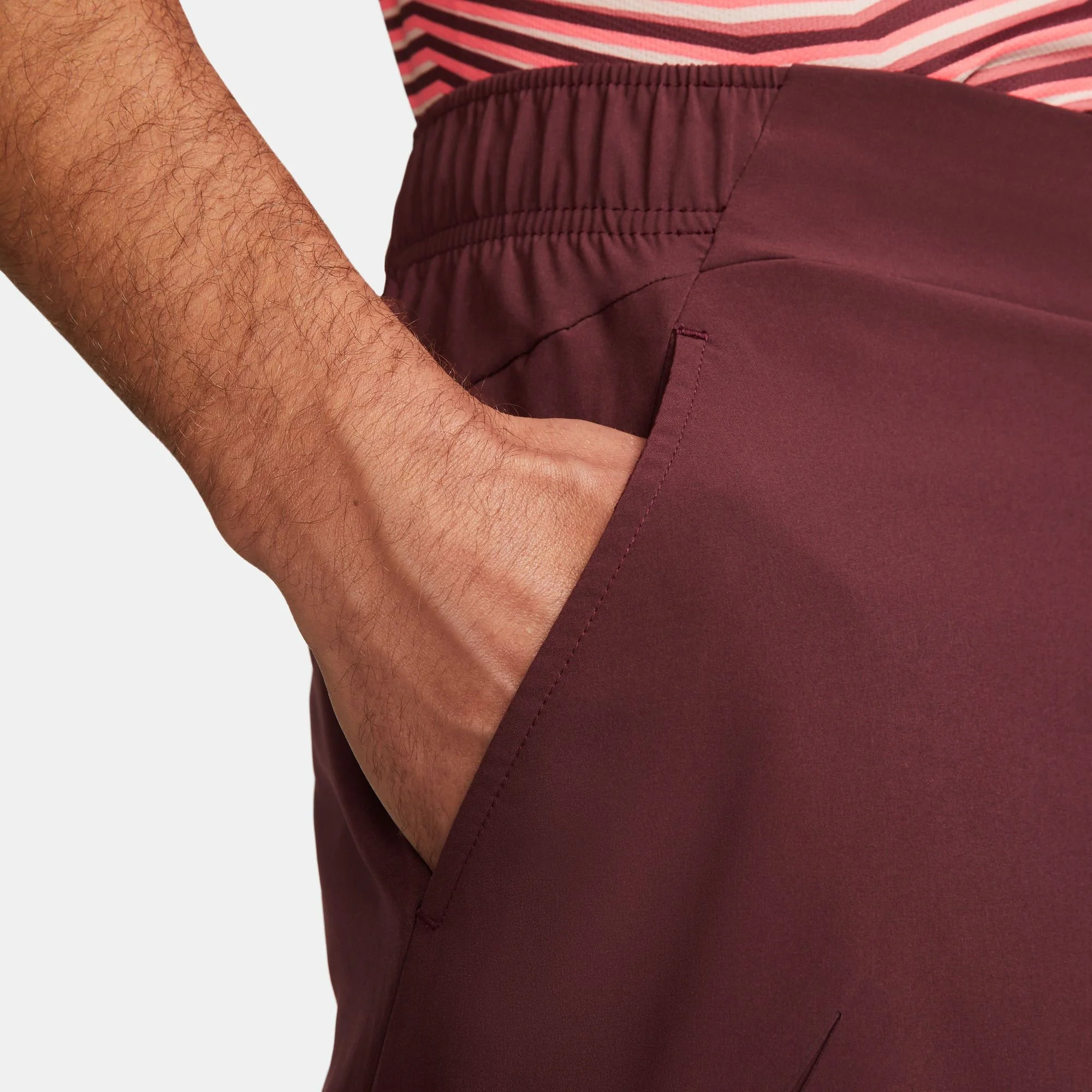 Nike Dri-Fit Court Slam RG Pantaloncini Uomini - Rosso Scuro, Rosa Antico 12 Nike Dri-Fit Court Slam RG Pantaloncini Uomini - Rosso Scuro, Rosa Antico - immagine 12