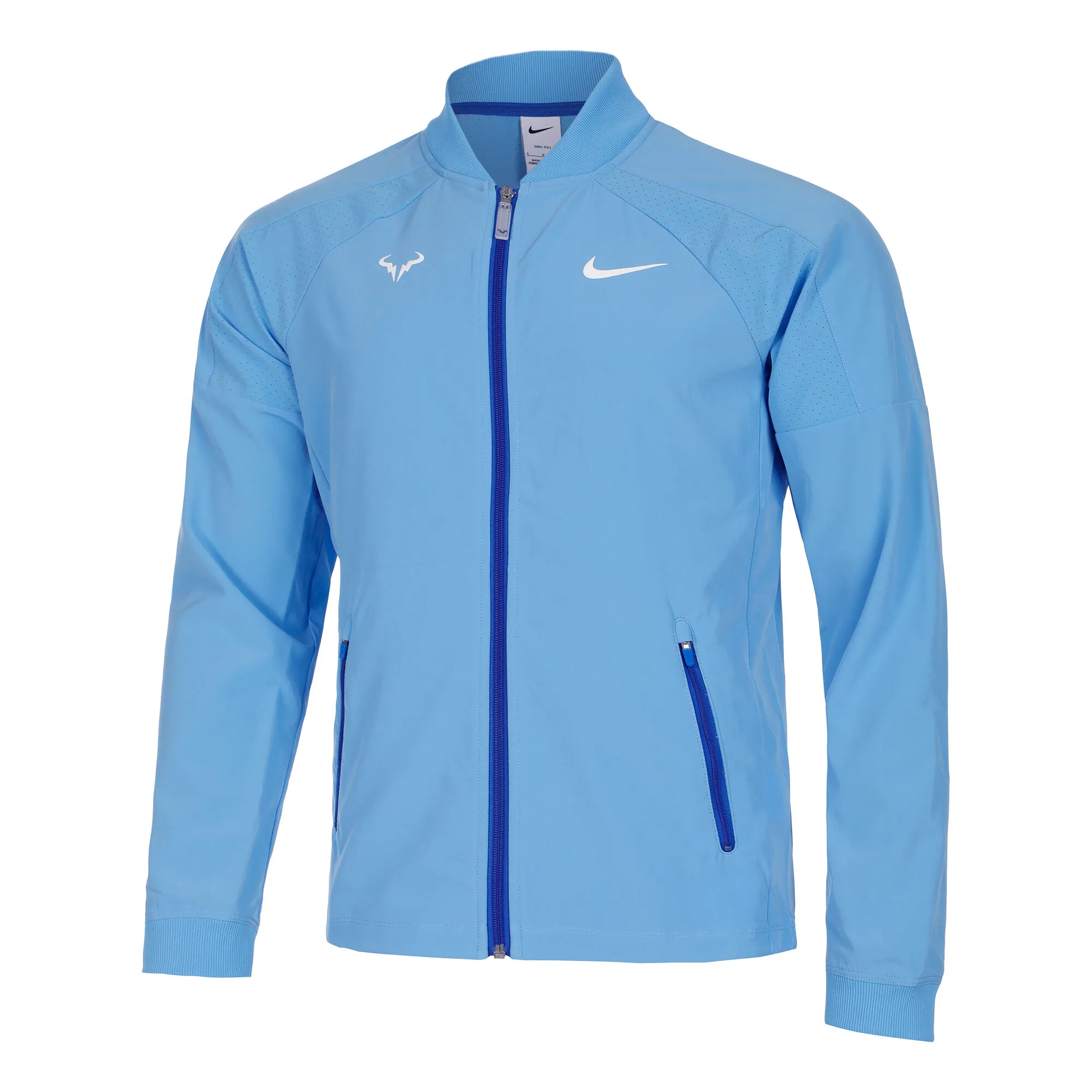 Nike Dri-Fit RAFA MNK Giacca Da Allenamento Uomini - Blu Chiaro 1 Nike Dri-Fit RAFA MNK Giacca Da Allenamento Uomini - Blu Chiaro