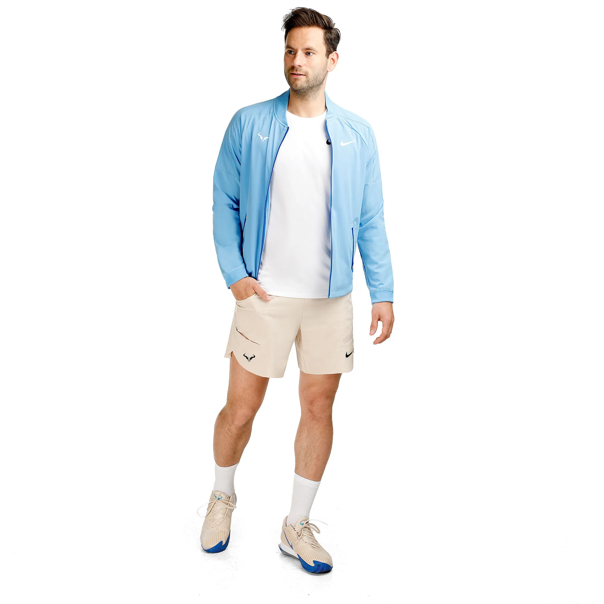 Nike Dri-Fit RAFA MNK Giacca Da Allenamento Uomini - Blu Chiaro 3 Nike Dri-Fit RAFA MNK Giacca Da Allenamento Uomini - Blu Chiaro - immagine 3