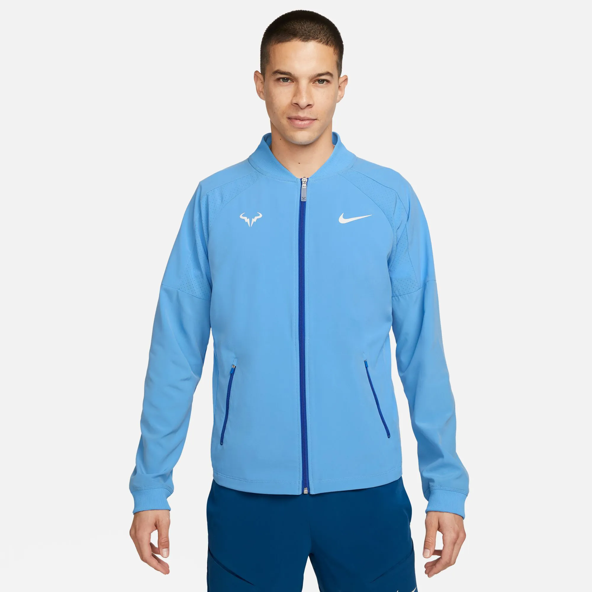 Nike Dri-Fit RAFA MNK Giacca Da Allenamento Uomini - Blu Chiaro 13 Nike Dri-Fit RAFA MNK Giacca Da Allenamento Uomini - Blu Chiaro - immagine 13