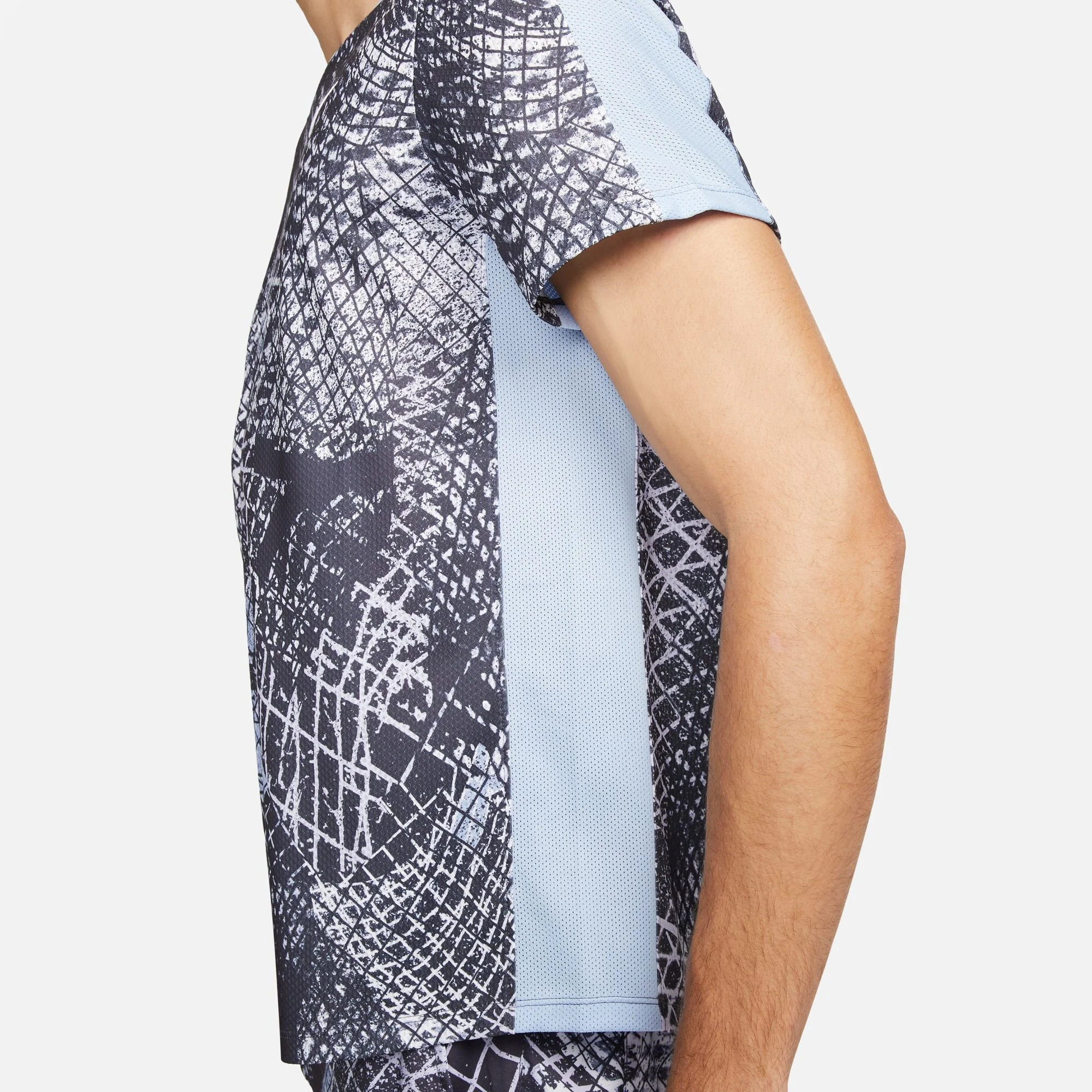 Nike Dri-Fit Court Novelty Maglietta Uomini - Lilla, Grigio Scuro 8 Nike Dri-Fit Court Novelty Maglietta Uomini - Lilla, Grigio Scuro - immagine 8