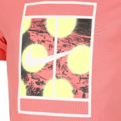 Nike Court Heritage RG Maglietta Uomini - Rosa, Multicolore -Vendite Racchette da tennis 57166000 10