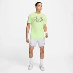 Nike Dri-Fit Rafa Nadal Court SU23 Maglietta Uomini - Verde Chiaro, Multicolore -Vendite Racchette da tennis 57170000 15