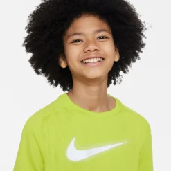 Nike Big Kids Graphic Canottiera Ragazzi - Lime -Vendite Racchette da tennis 57181000 16