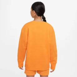 Nike Big Kids Felpa Ragazze - Arancione -Vendite Racchette da tennis 57195000 14